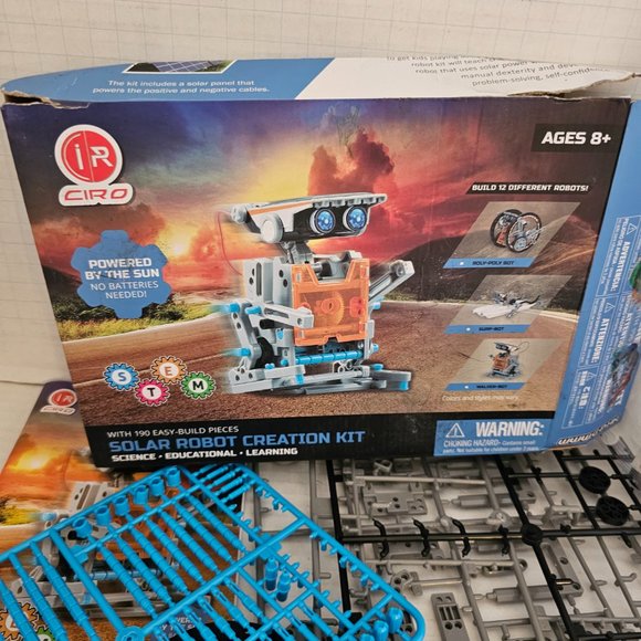 Build 12 Different Solar Robot Creation Kit Toy Walker Roly Poly Walker BOT 8+ - Picture 13 of 13